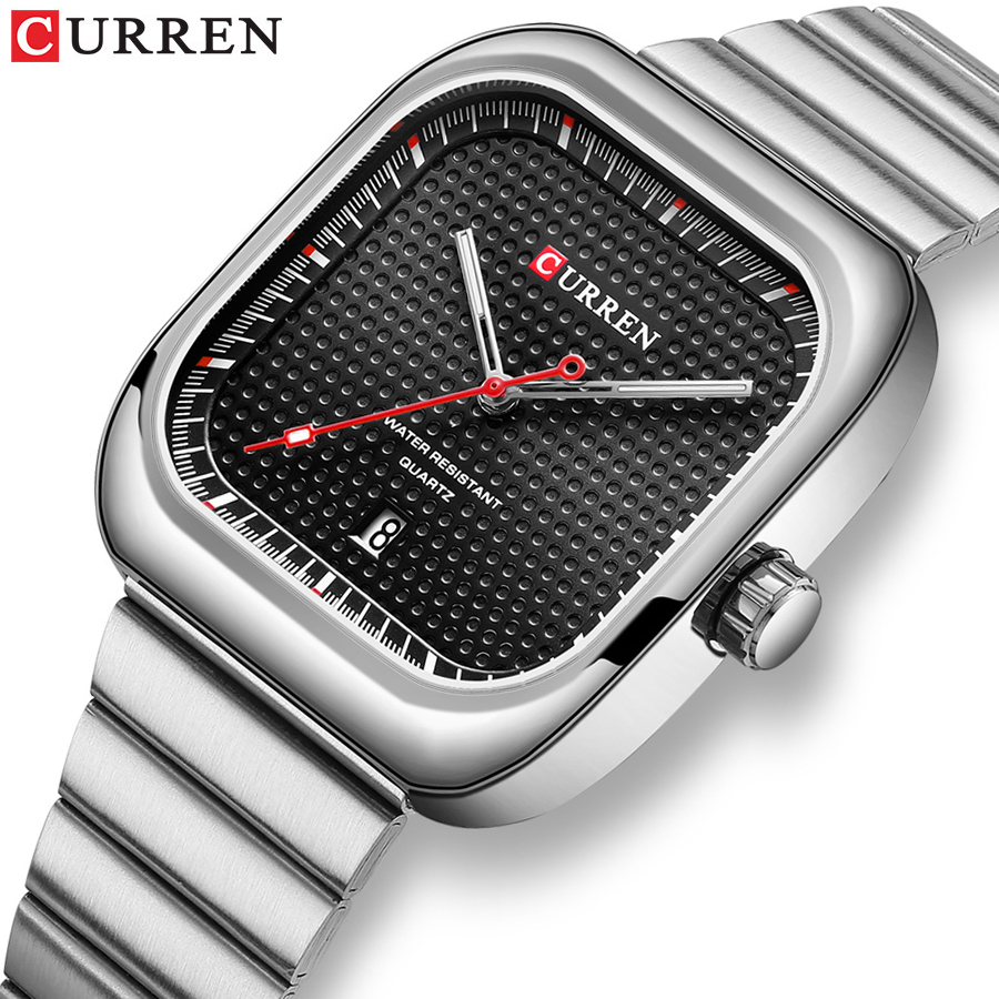 Smartwatch Guess - CURREN Fashion Square Men's Business Quartz