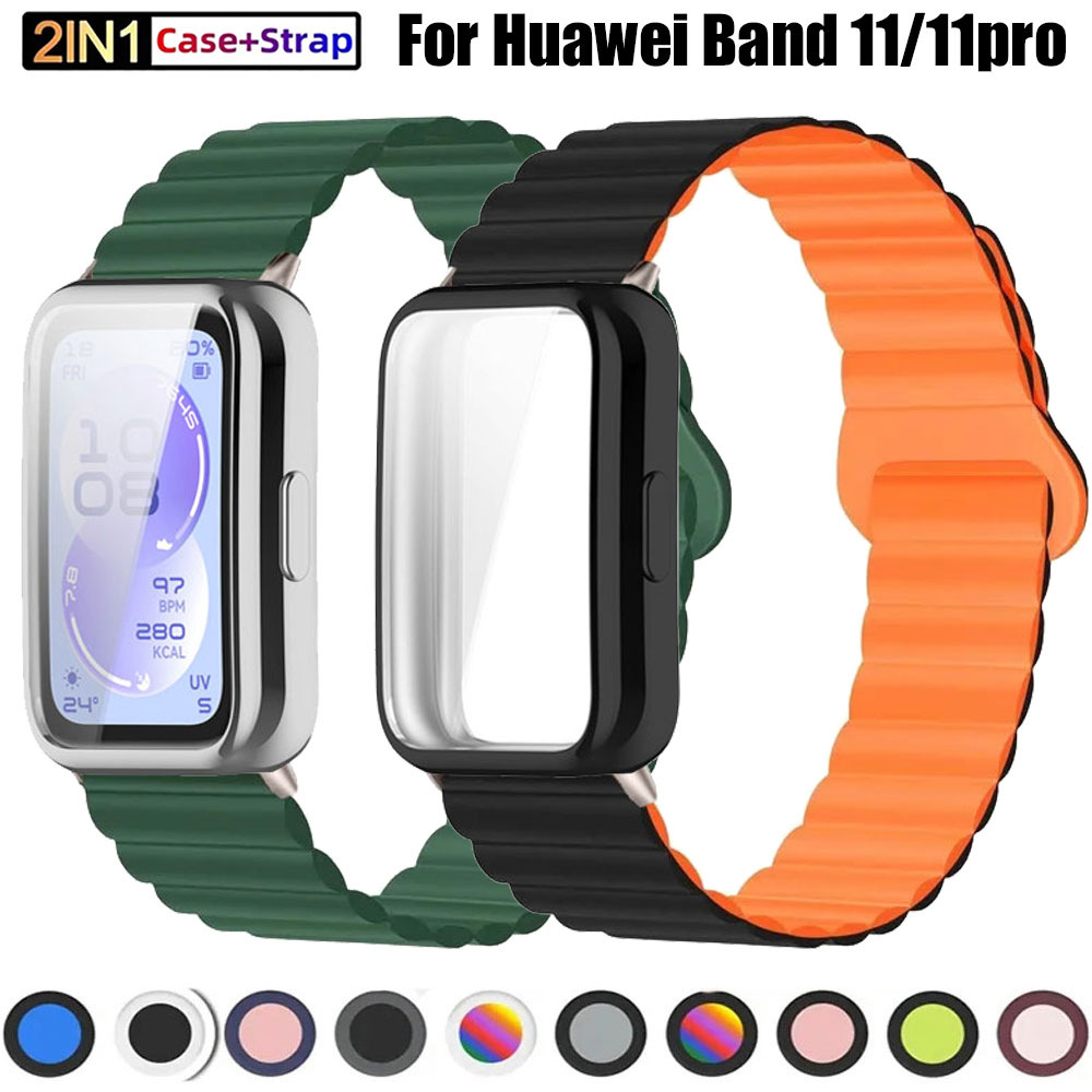 Silicone Band Replacement - Magnetic Silicone Strap For Huawei Band