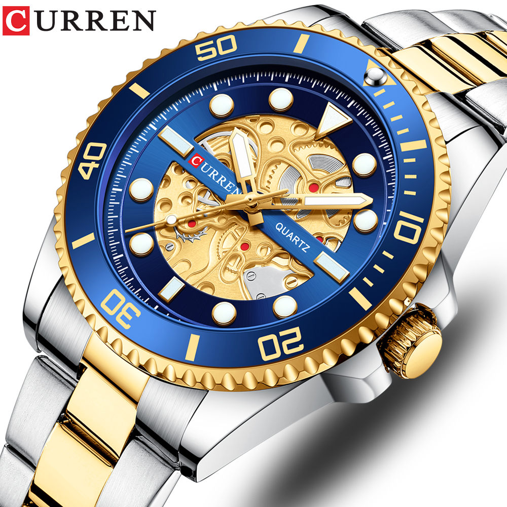 CURREN Watches Imitated Mechan - Smartwatch Guess ulasan dan harga