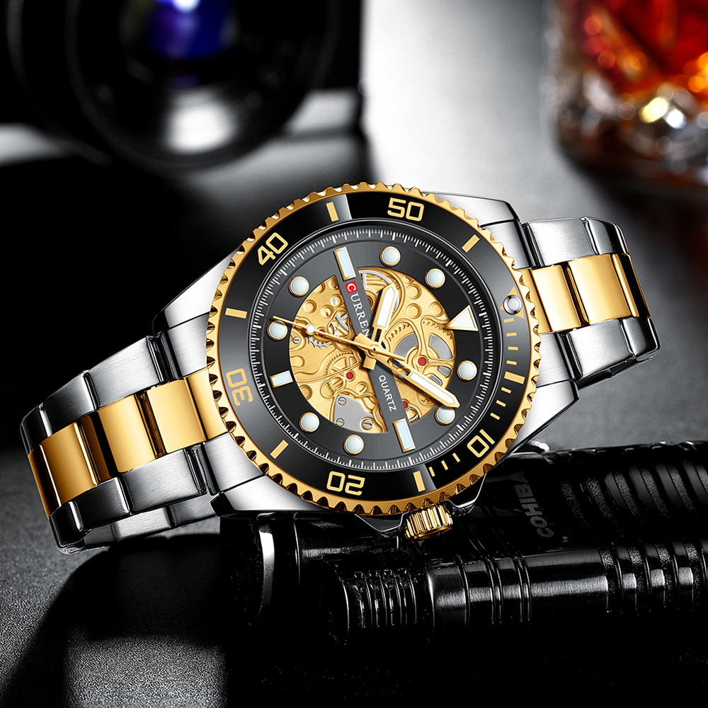 CURREN Watches Imitated Mechan - Smartwatch Guess ulasan dan harga