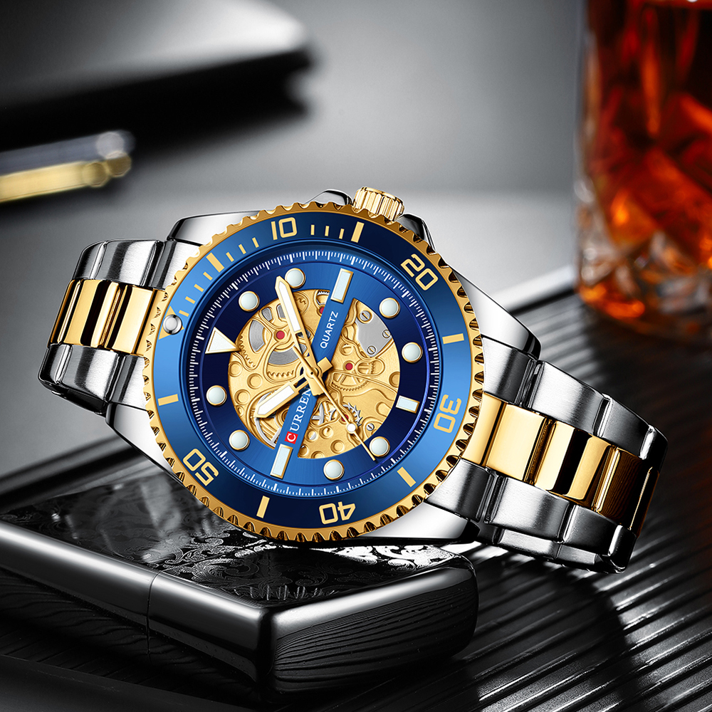CURREN Watches Imitated Mechan - Smartwatch Guess ulasan dan harga