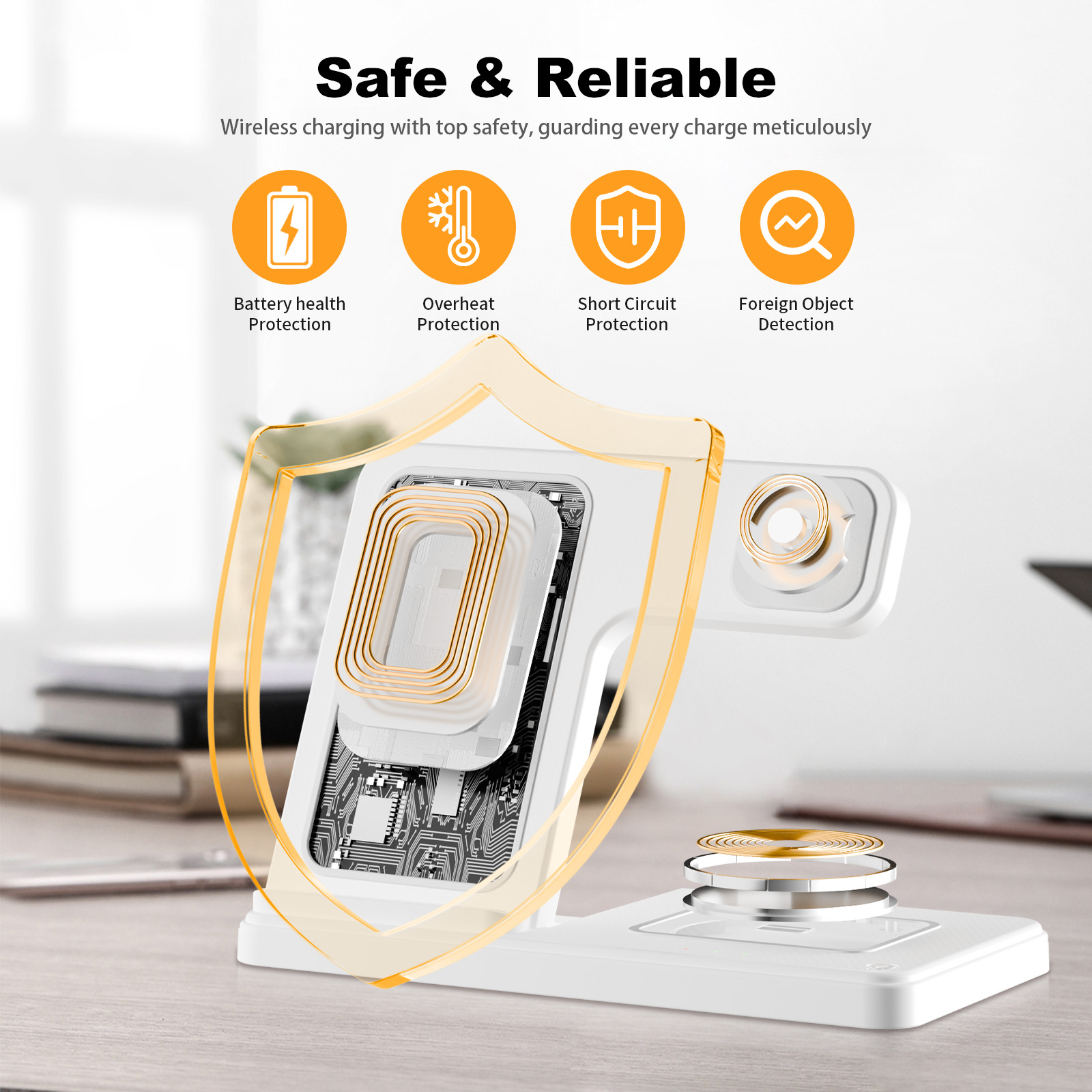 15W Magnetic Wireless Charger  - Wireless Charger Watch ulasan dan harga