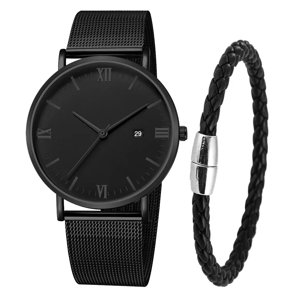 Ultra Thin Men Watch Magnetic  - Stainless Mesh Band ulasan dan harga