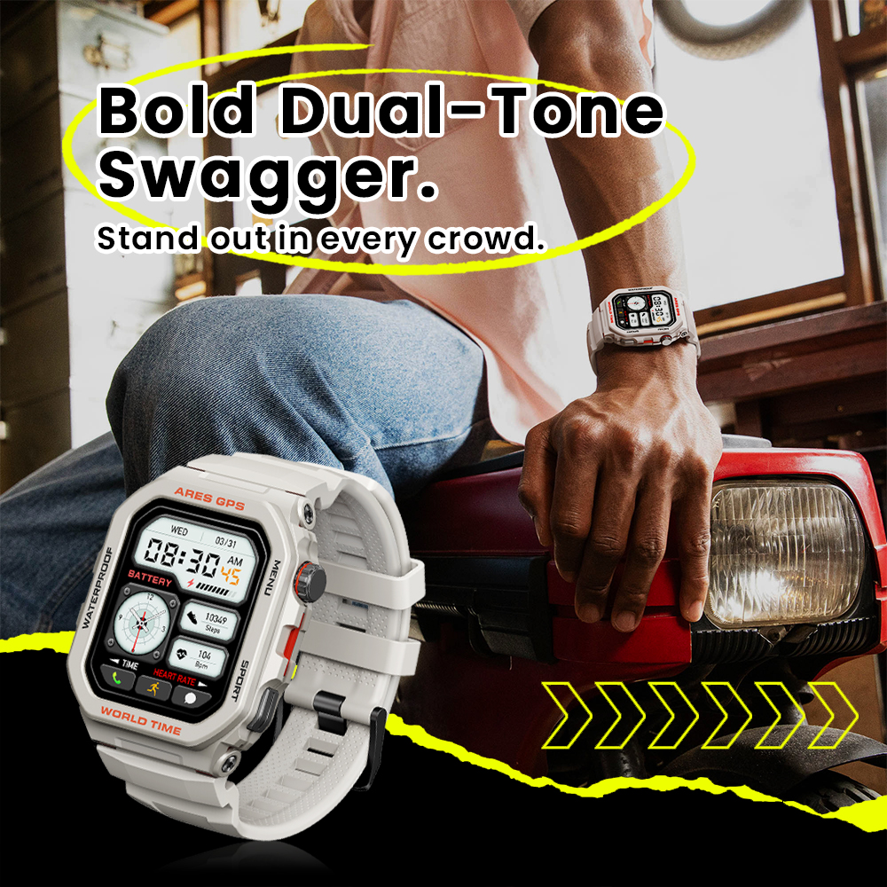 New Zeblaze Ares GPS Smart Wat - Smartwatch X ulasan dan harga