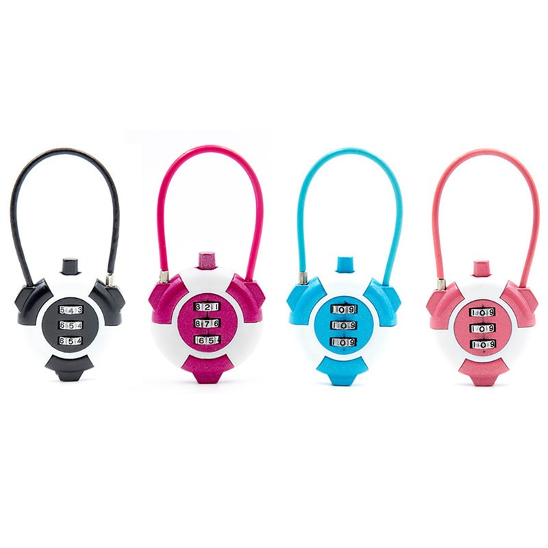 3 Digit Combination Cable Lock - Rugged Sport Strap ulasan dan harga