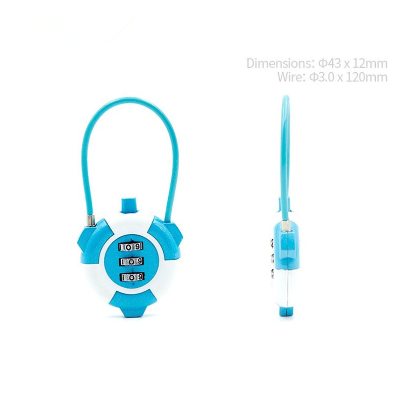 3 Digit Combination Cable Lock - Rugged Sport Strap ulasan dan harga