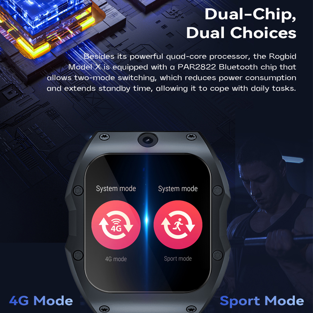 Rogbid Model X 4G Android Smar - Smartwatch X ulasan dan harga