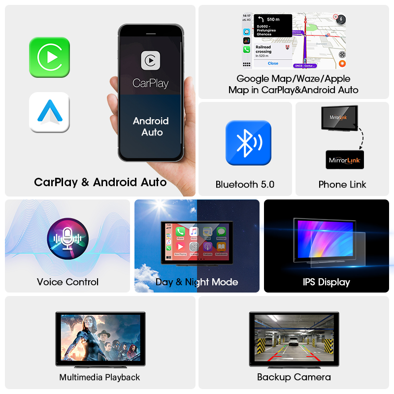 Universal Jansite 9 Inch Carpl - Smartwatch Universal ulasan dan harga