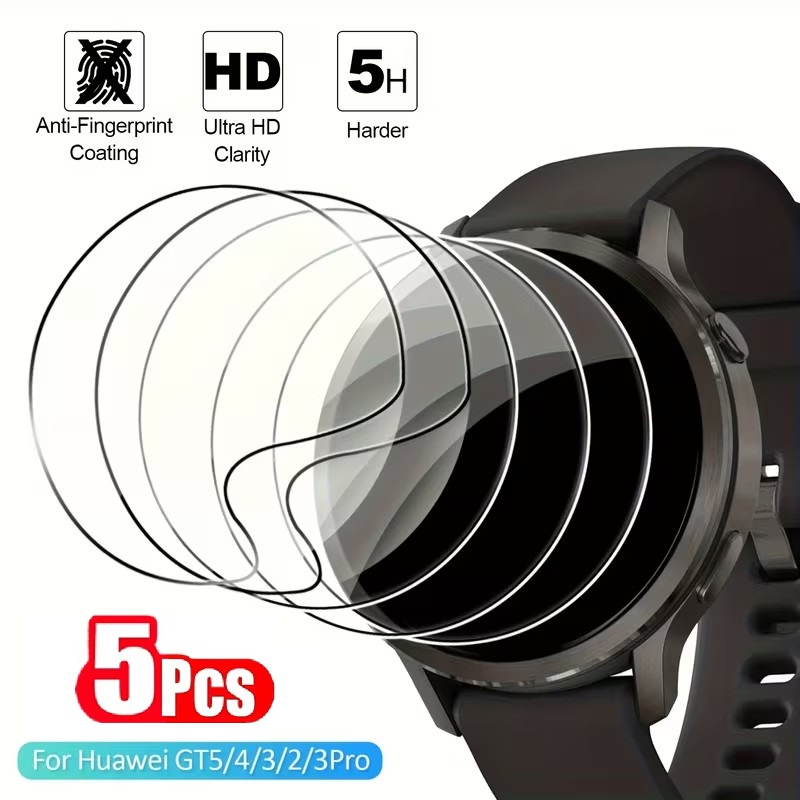 1-5Pcs Hydrogel Screen Protect - Huawei Smartwatch Accessories ulasan dan harga