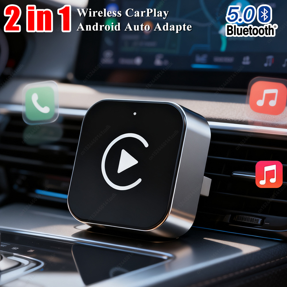 2-in-1 Wireless CarPlay & Andr - Smartwatch Universal ulasan dan harga