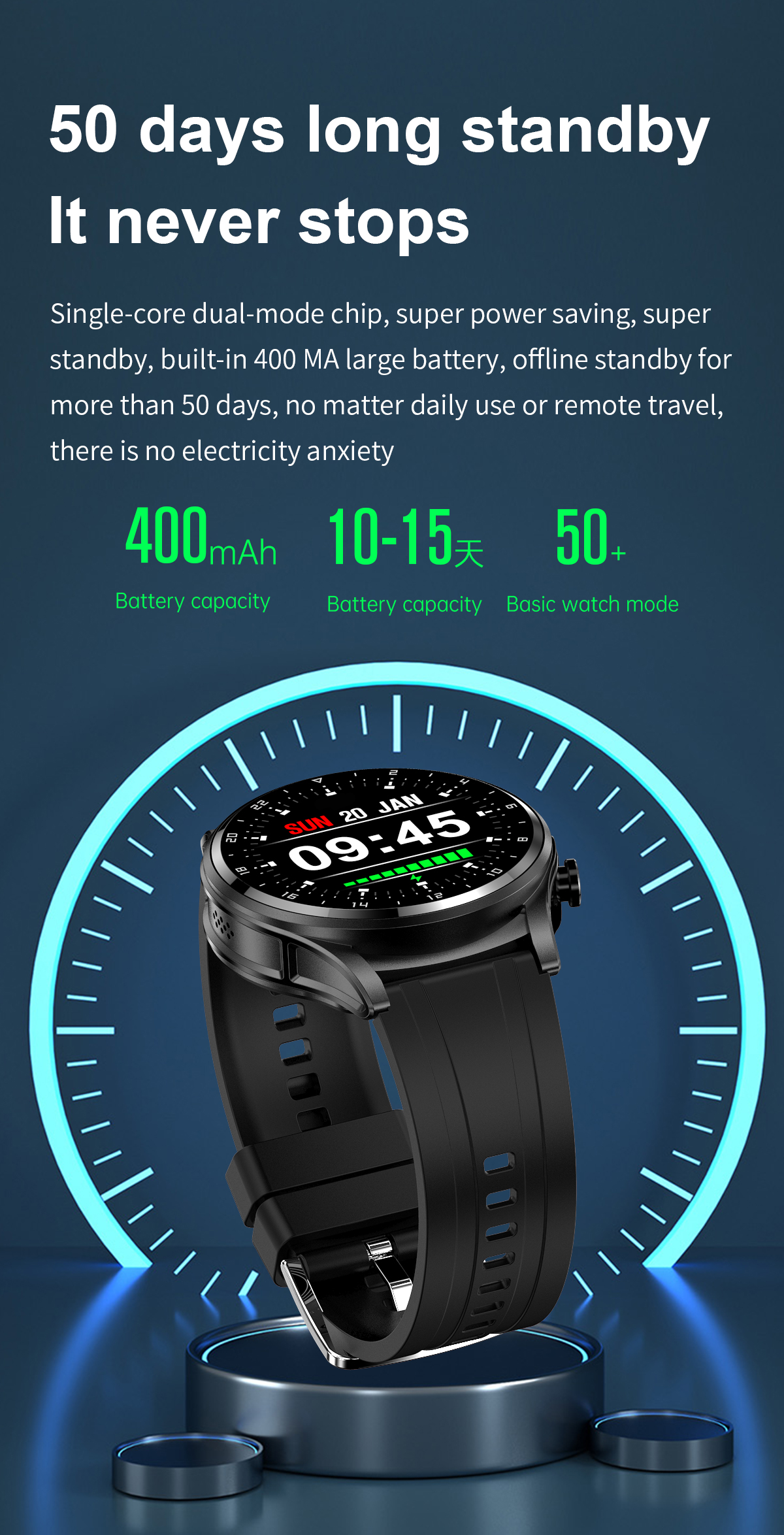 Headset Smart Watch 2 in 1 TWS - Smartwatch Headset ulasan dan harga