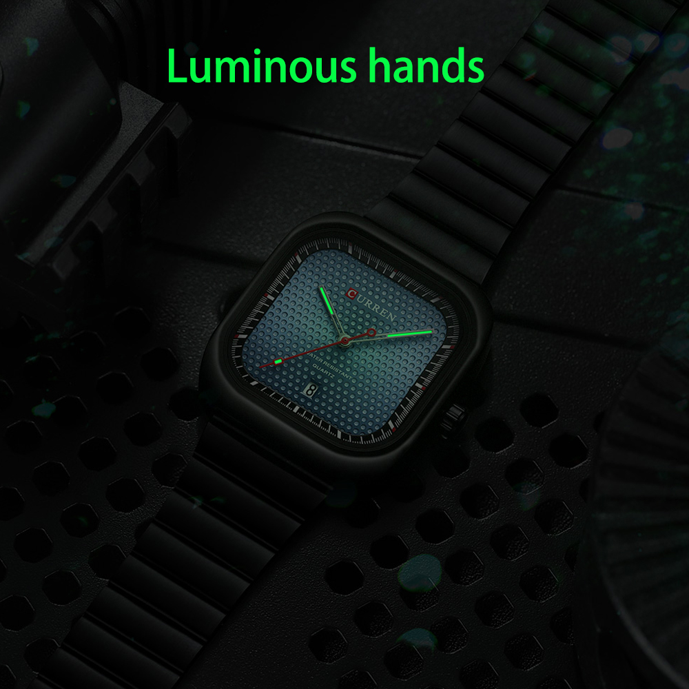 CURREN Fashion Square Men's Bu - Smartwatch Guess ulasan dan harga