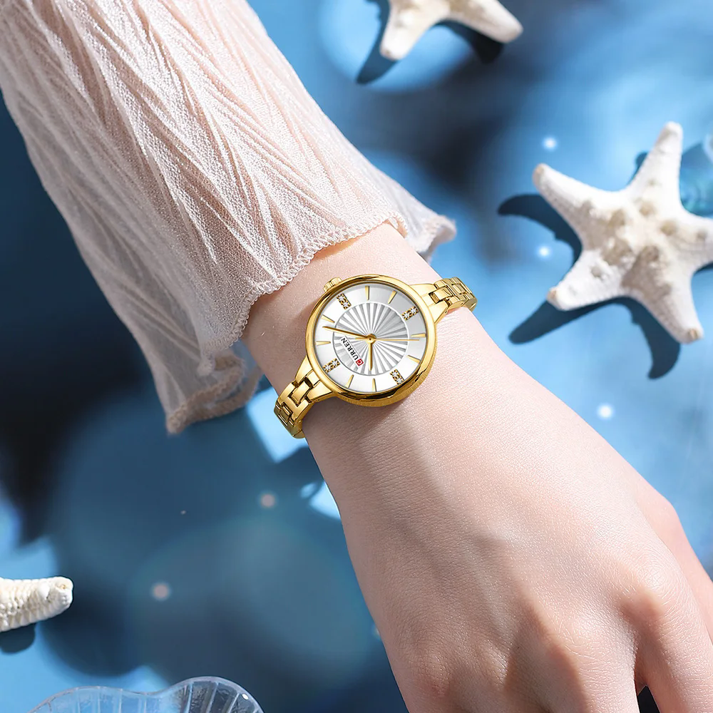 CURREN 9097 Women's Casual Qua - Smartwatch Guess ulasan dan harga