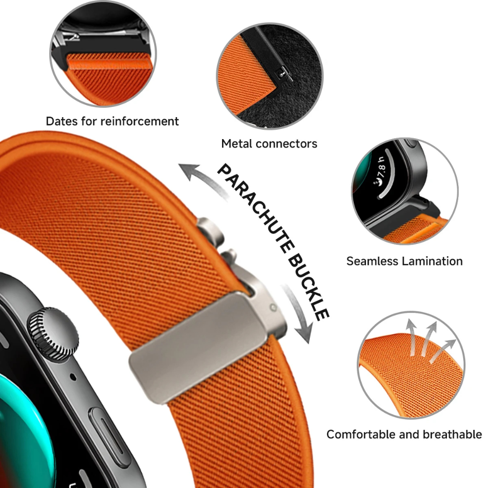 Parachute Buckle Nylon Band fo - Sport Loop Strap ulasan dan harga