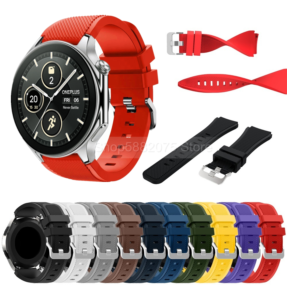 22mm Silicone Strap For OPPO W - Smartwatch X ulasan dan harga