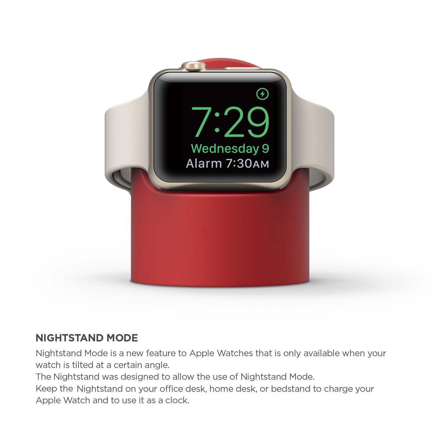 Silicone Charger Stand for App - Watch Charging Dock ulasan dan harga