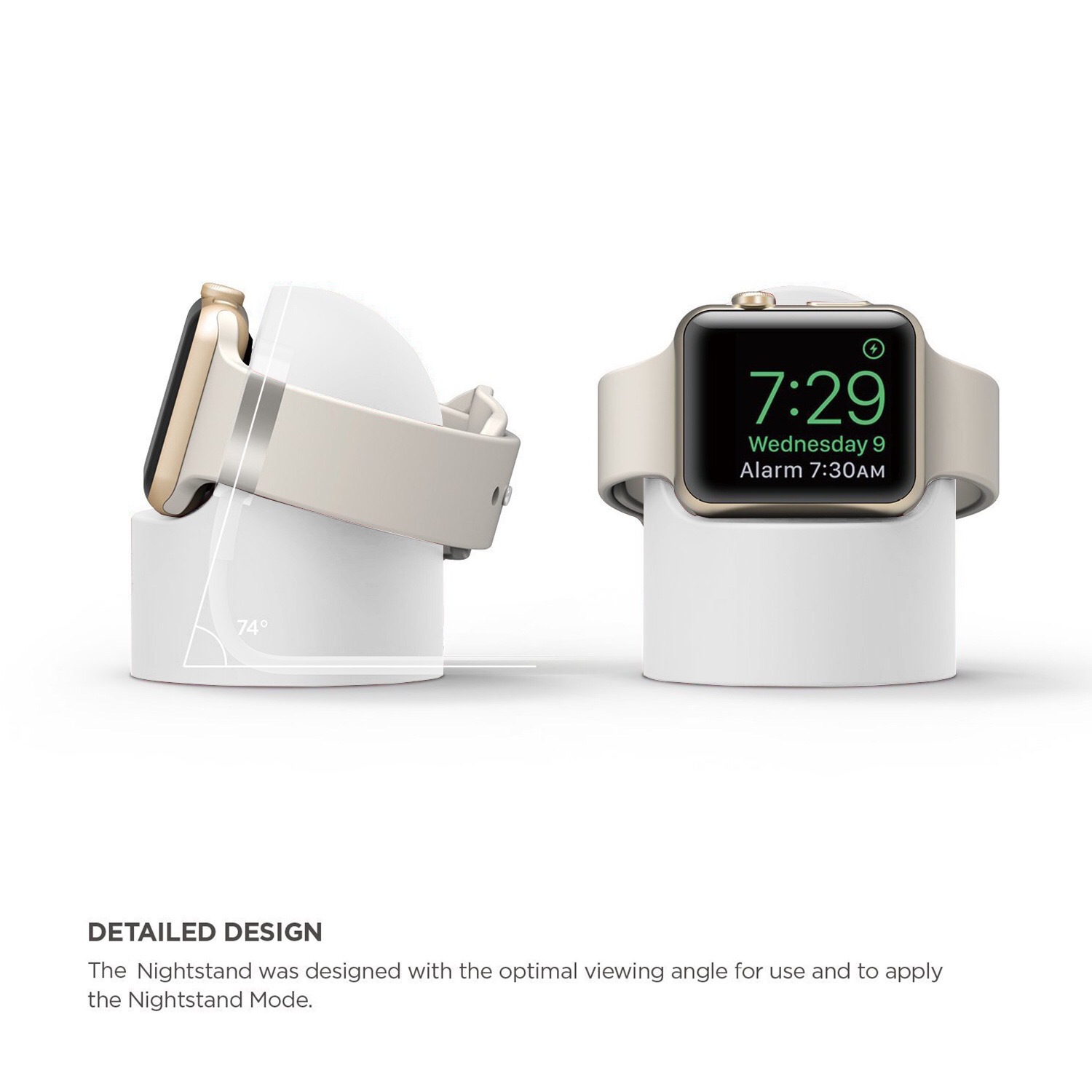 Silicone Charger Stand for App - Watch Charging Dock ulasan dan harga