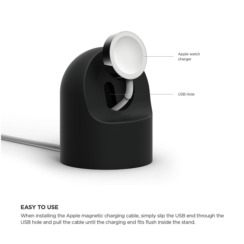 Silicone Charger Stand for App - Watch Charging Dock ulasan dan harga