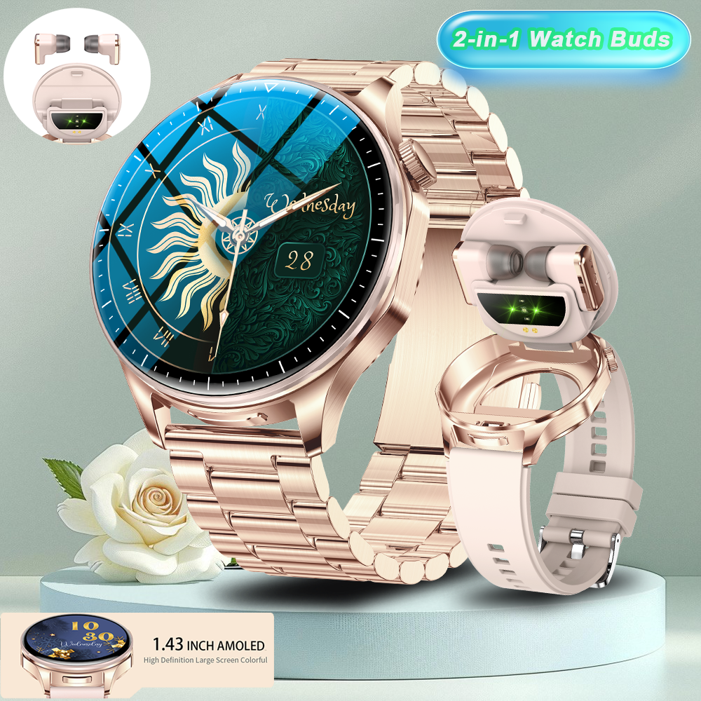 2026 new 2-In-1 TWS Headset Sm - Smartwatch Headset ulasan dan harga