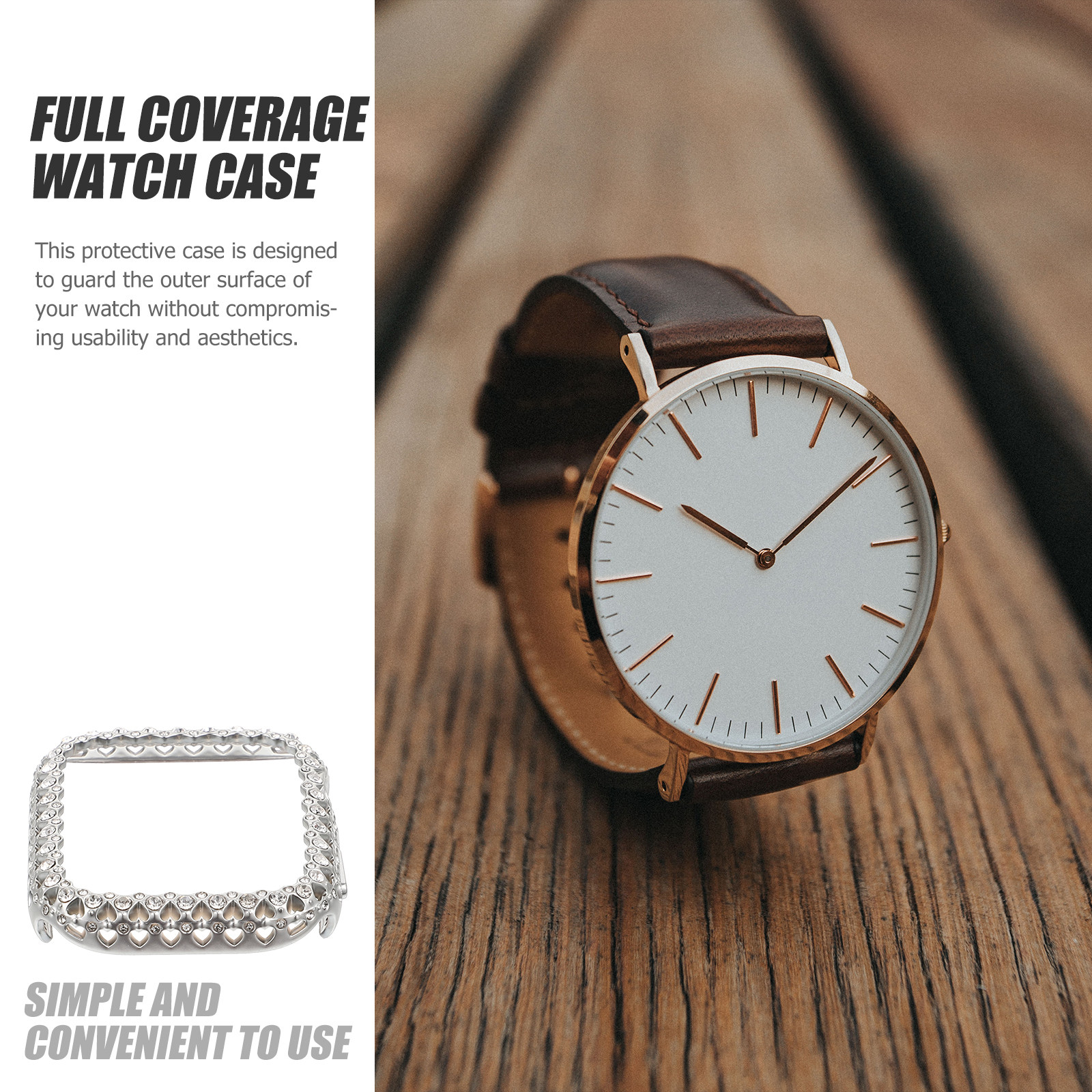 Anti-Scratch Watch Protector f - Watch Case Bumper ulasan dan harga