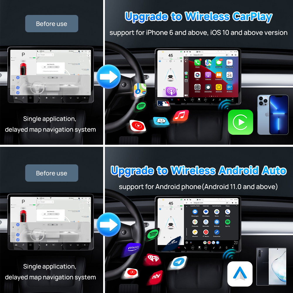 CarlinKit T2C For Tesla Upgrad - Smartwatch Universal ulasan dan harga