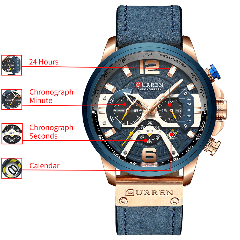 CURREN Casual Sport Watches fo - Smartwatch Guess ulasan dan harga