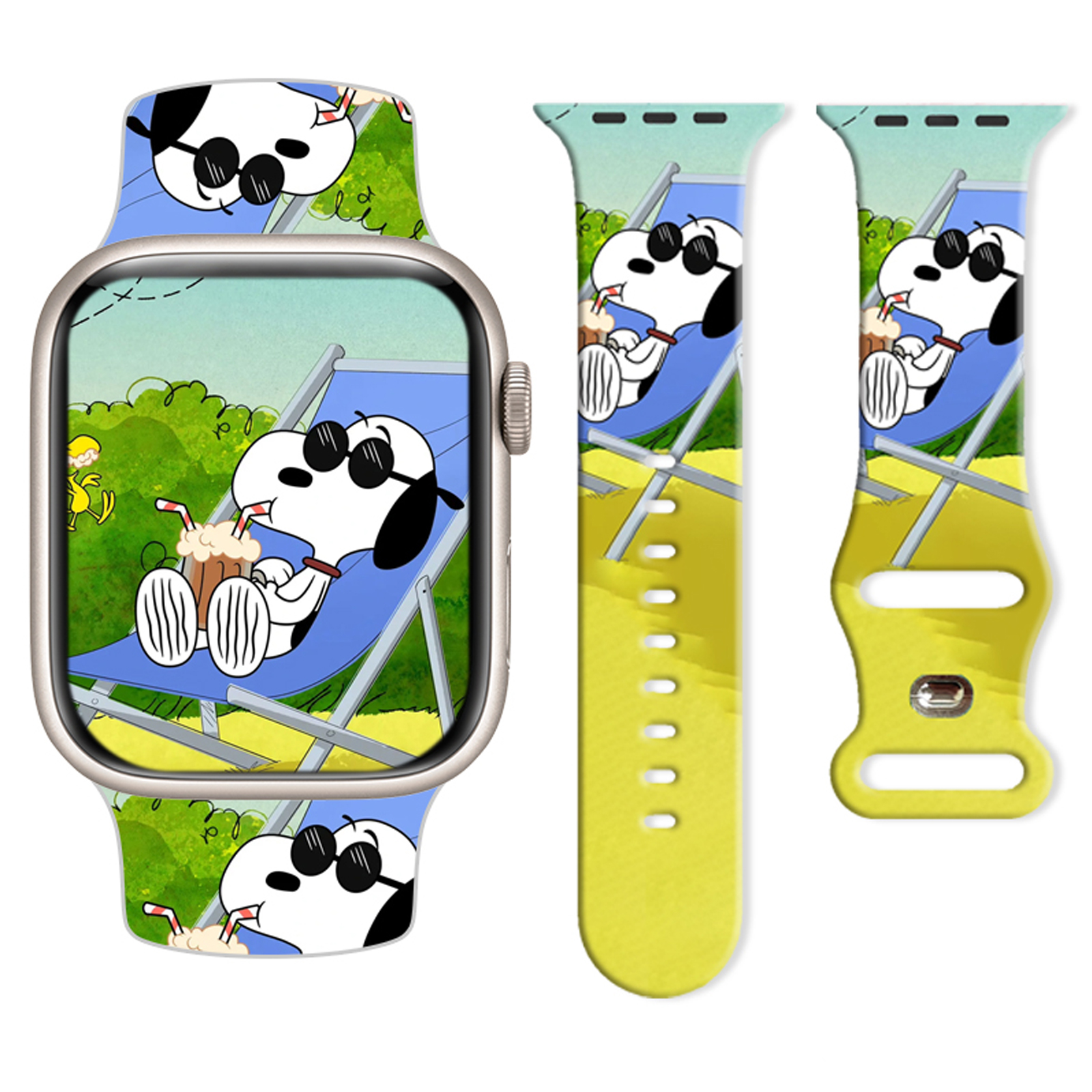 Beach Snoopy Printed Strap for - Sport Loop Strap ulasan dan harga
