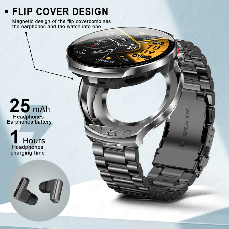 New Smart Watch BT Call Wirele - Smartwatch Headset ulasan dan harga