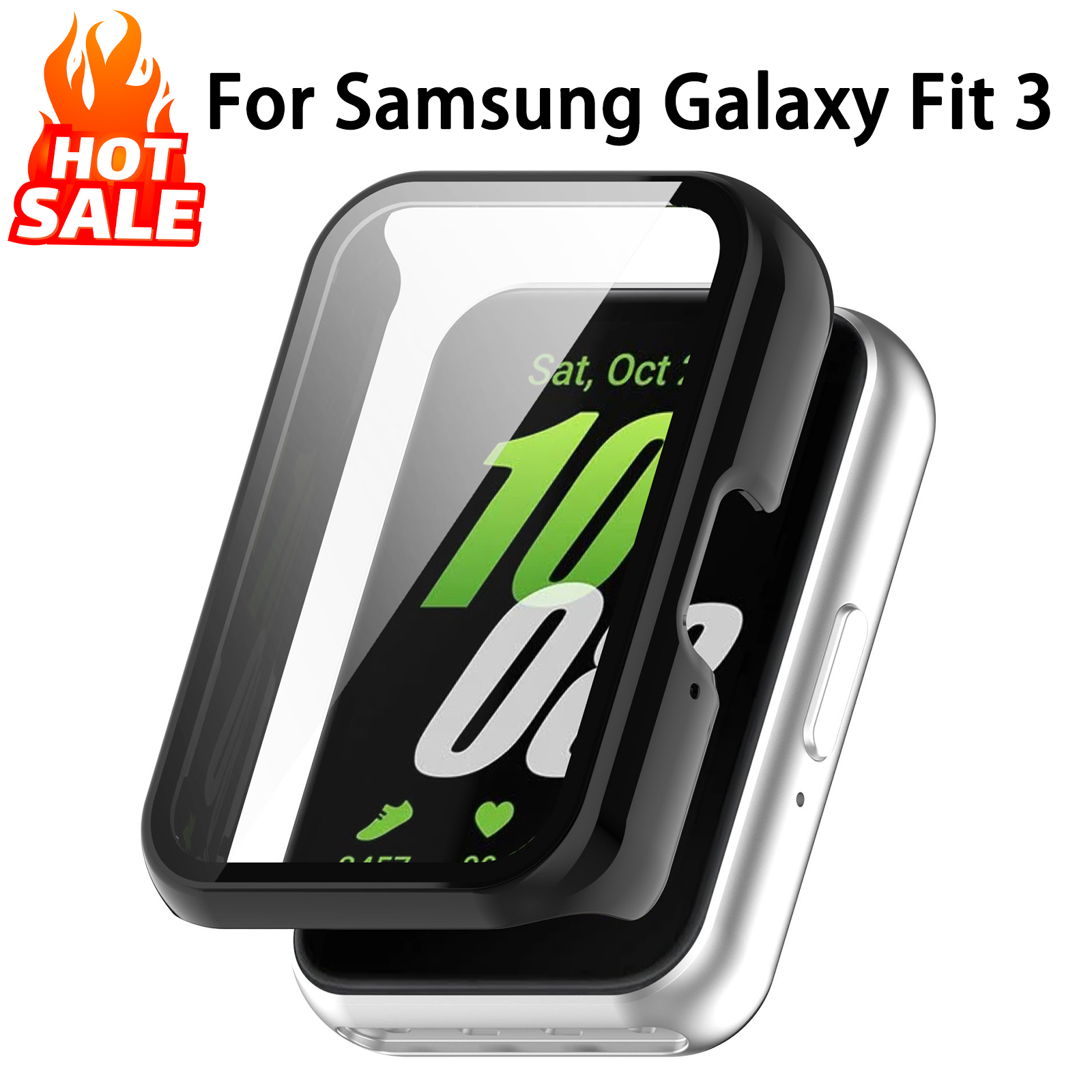 Glass+Case For Samsung Galaxy  - Smartwatch Watch Accessories For Women ulasan dan harga