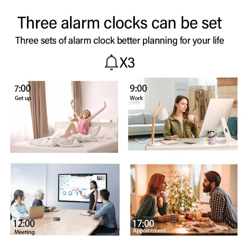 15W Wireless Charger Time Alar - Wireless Charger Watch ulasan dan harga