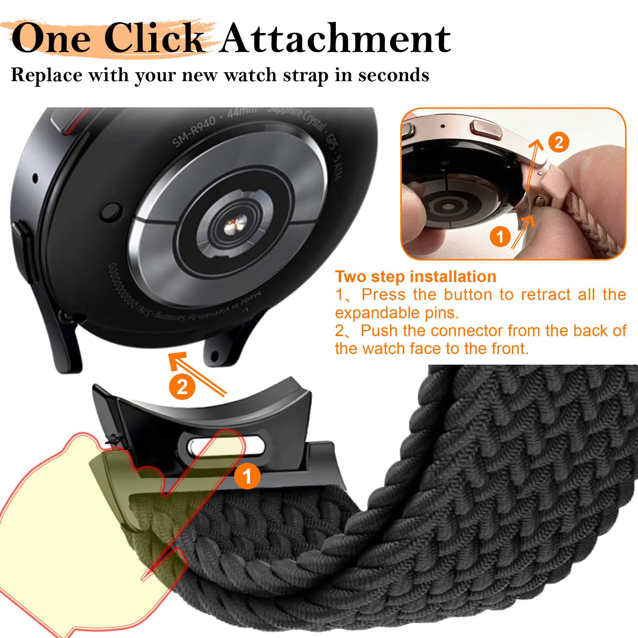 No Gaps Braided Band For Samsu - Solo Loop Strap ulasan dan harga