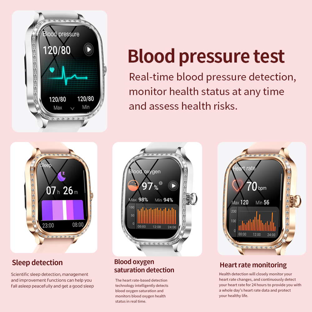 2026 New Fashion Women Diamond - Smartwatch Faces ulasan dan harga
