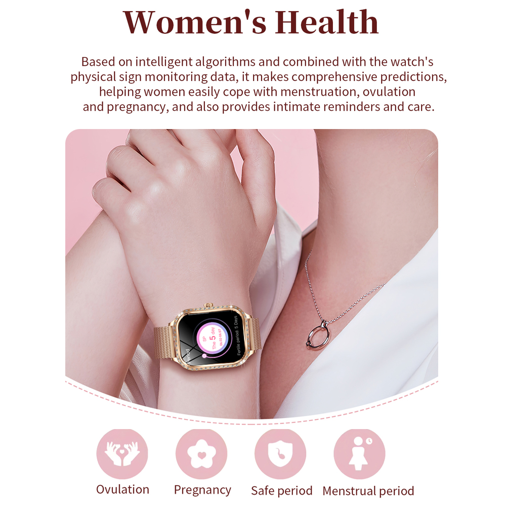 2026 New Fashion Women Diamond - Smartwatch Faces ulasan dan harga