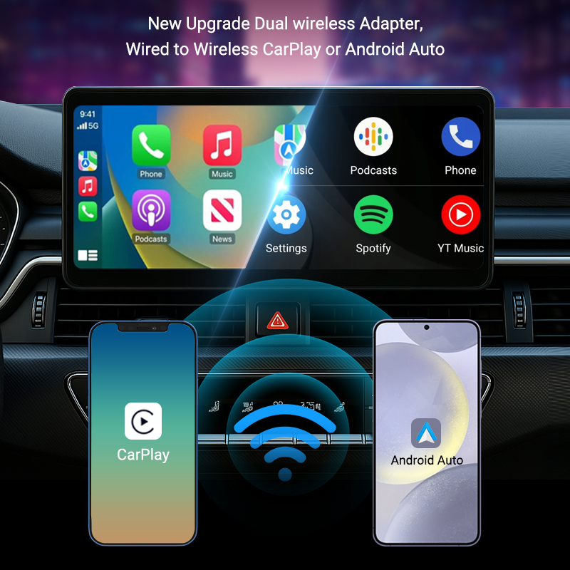 2in1 Wireless CarPlay Android  - Smartwatch Universal ulasan dan harga