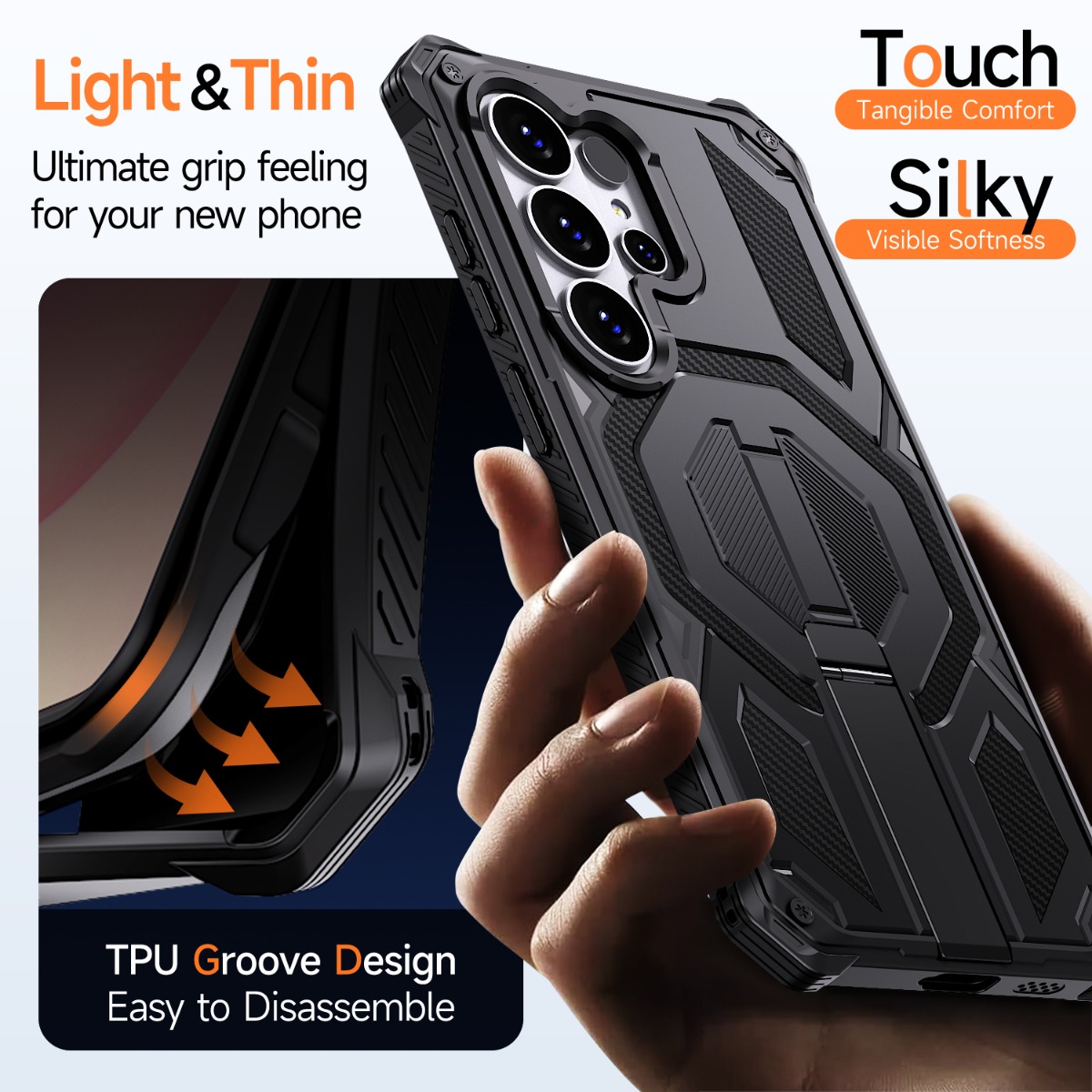 Phone Case for Samsung Galaxy  - Magnetic Charging Stand ulasan dan harga