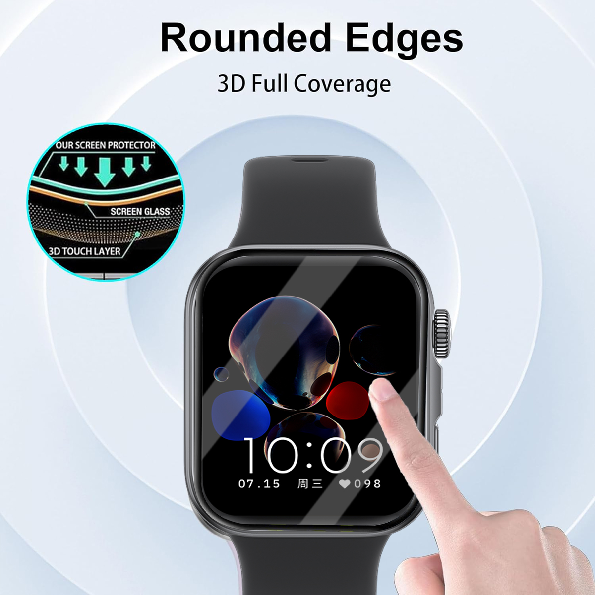 1-5Pcs Curved Film For Huawei  - Huawei Smartwatch Accessories ulasan dan harga