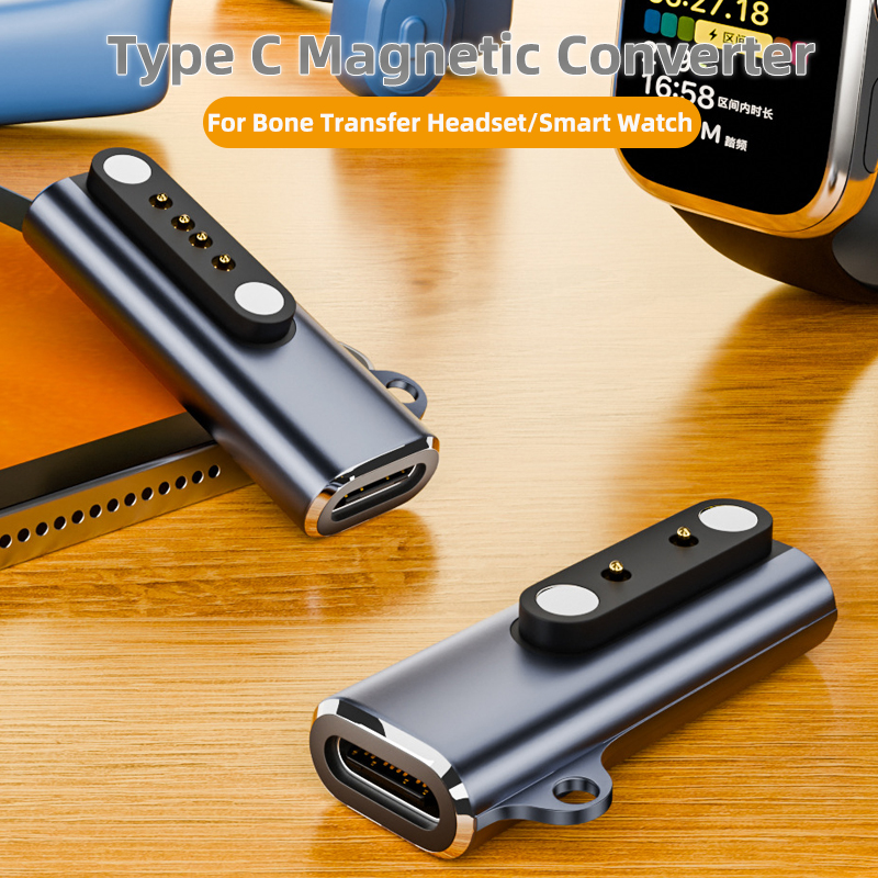 Magnetic Charger Adapter Type  - Smartwatch Headset ulasan dan harga