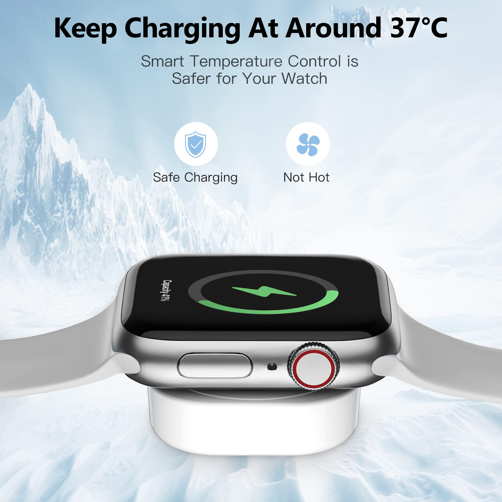 2 in 1 Magnetic Wireless USB A - Wireless Charger Watch ulasan dan harga