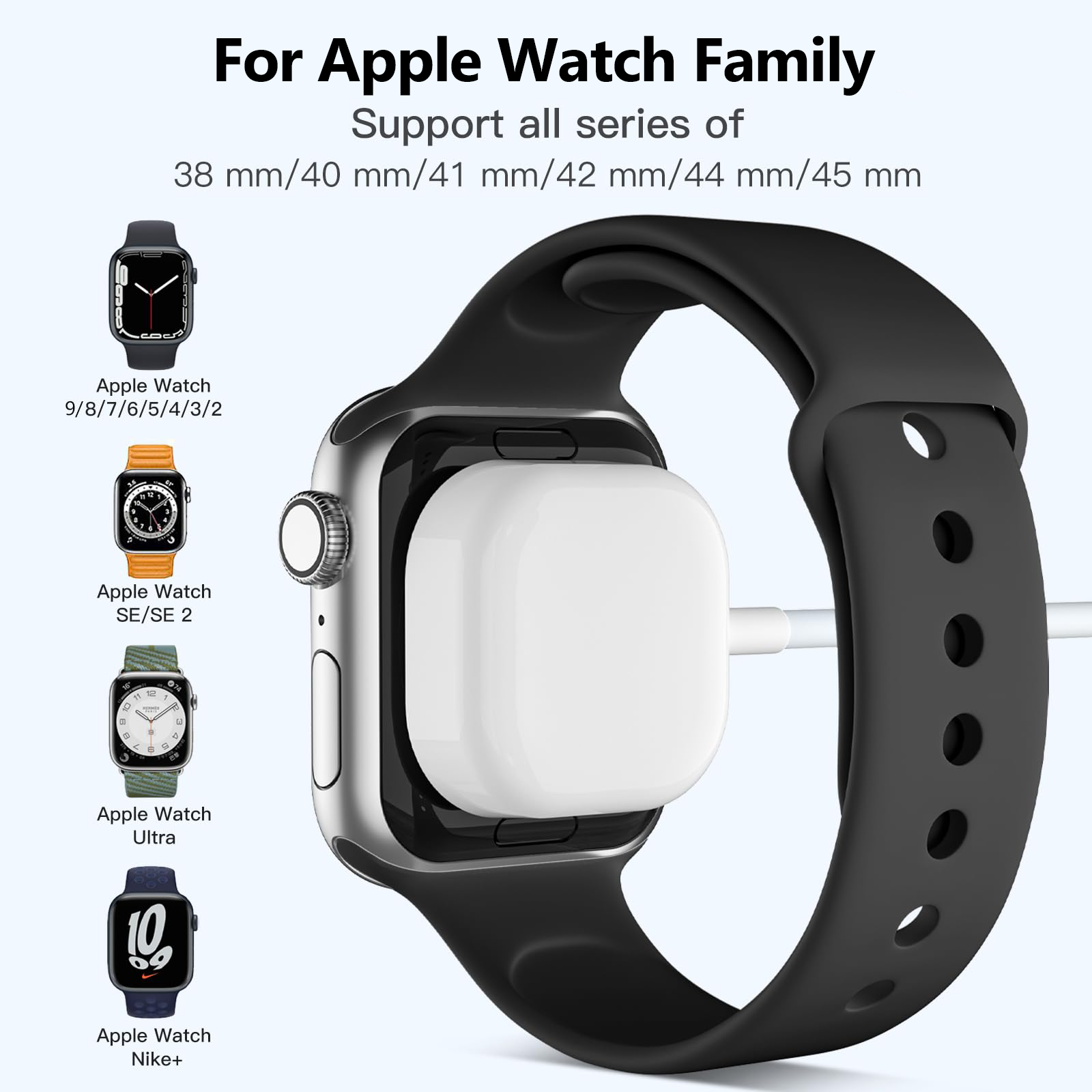 2 in 1 Magnetic Wireless USB A - Wireless Charger Watch ulasan dan harga