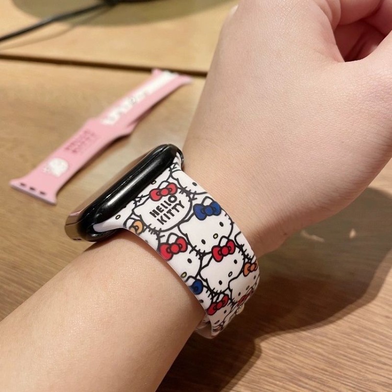 Anime Sanrio Cute Hello Kitty  - Silicone Band Replacement ulasan dan harga