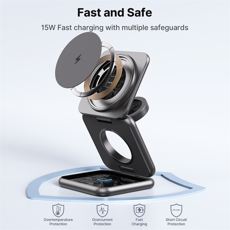 KUXIU Wireless Charger for Sam - Wireless Charger Watch ulasan dan harga