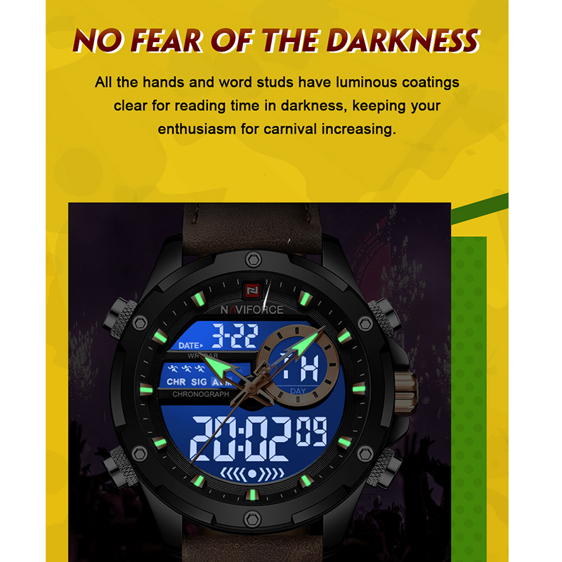 NAVIFORCE Luxury Men Quartz Wa - Smartwatch Guess ulasan dan harga
