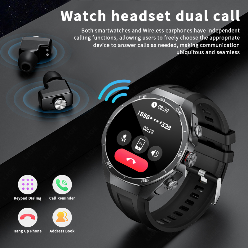 2026 NEW For Android TWS Music - Smartwatch Headset ulasan dan harga