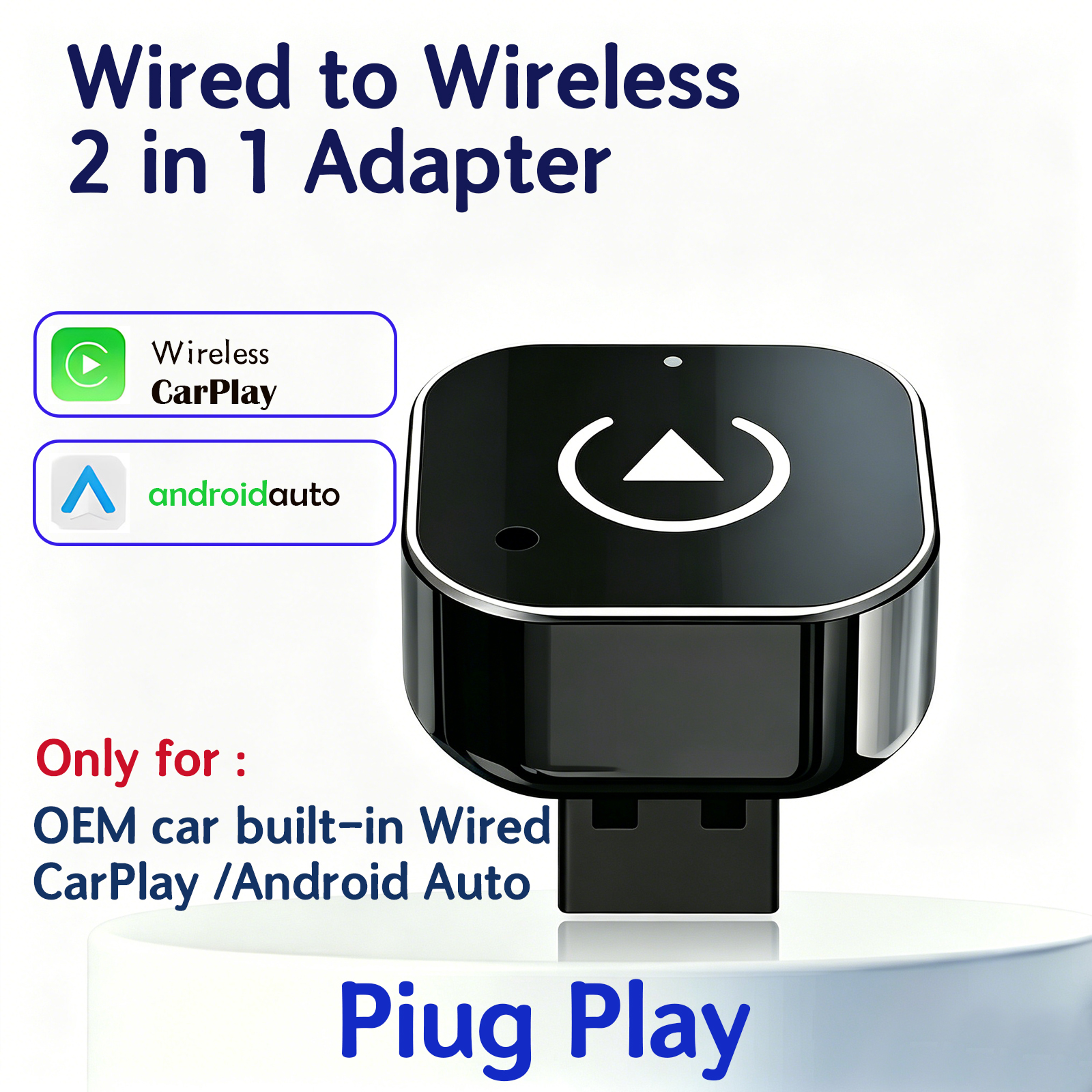 2-in-1 Wireless CarPlay & Andr - Smartwatch Universal ulasan dan harga