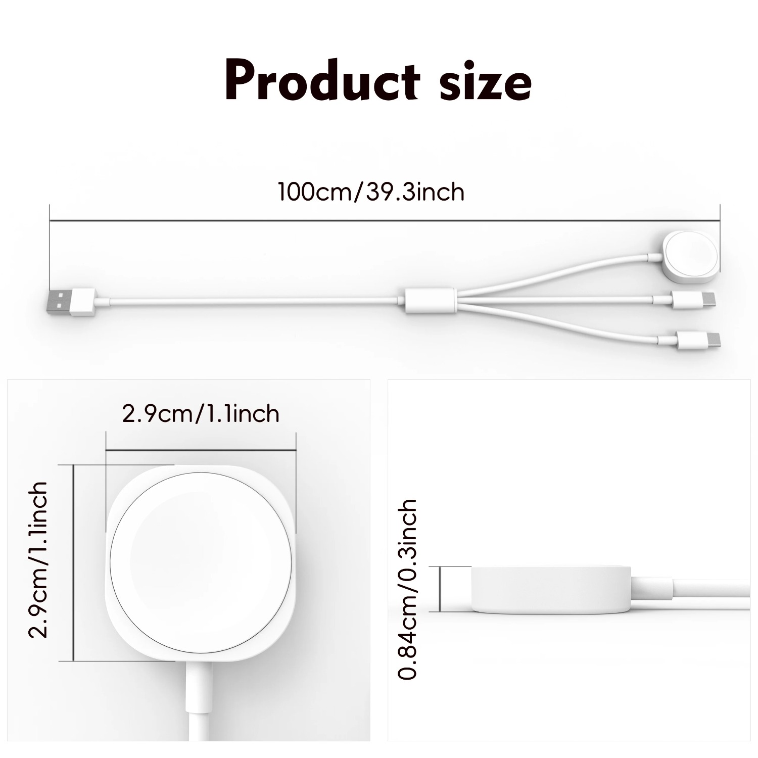3 in 1  Magnetic Watch Charger - Magnetic Charging Stand ulasan dan harga