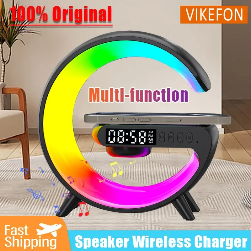 Wireless Charger Stand Pad RGB - Wireless Charger Watch ulasan dan harga