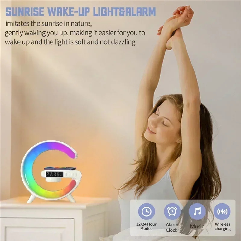 Wireless Charger Stand Pad RGB - Wireless Charger Watch ulasan dan harga