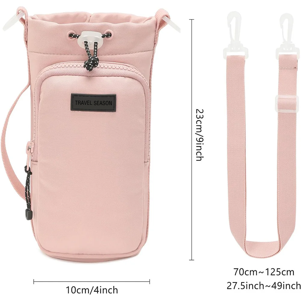Portable Water Bottle Bag with - Rugged Sport Strap ulasan dan harga