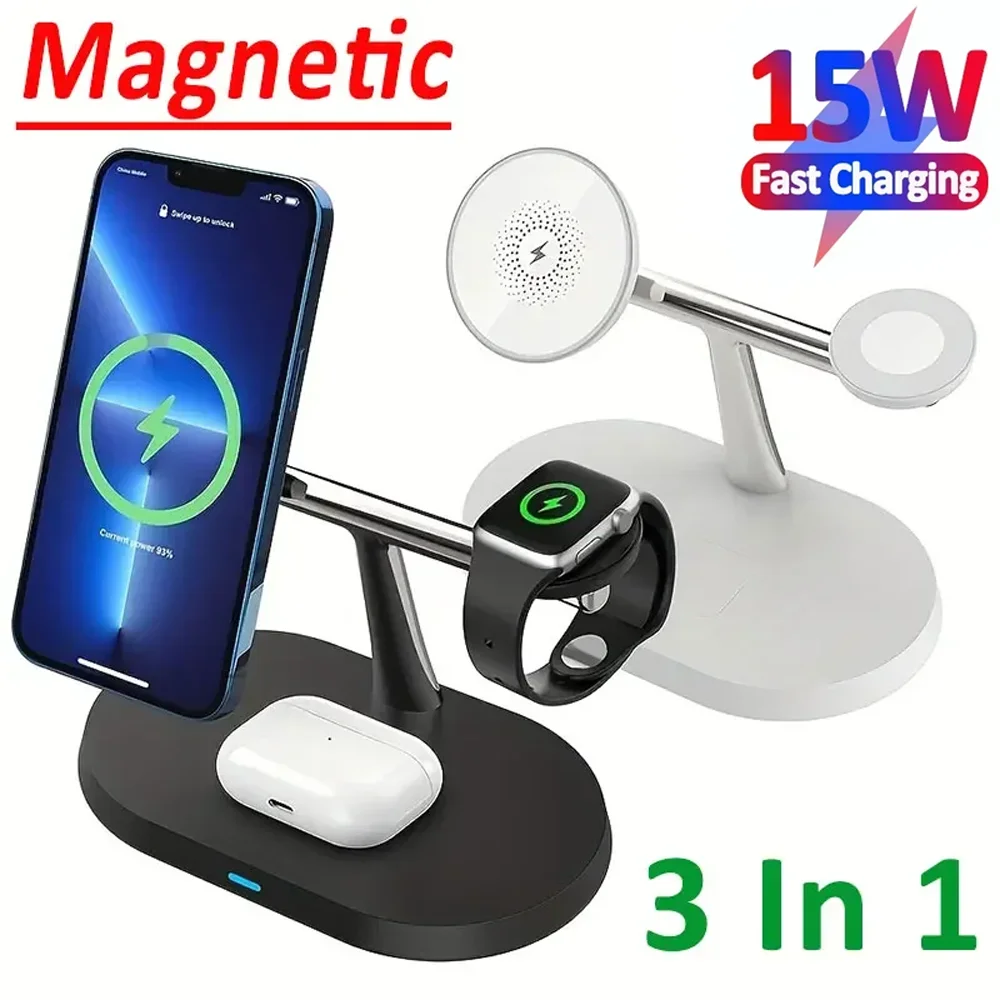 Magnetic Wireless Charger Stan - Wireless Charger Watch ulasan dan harga