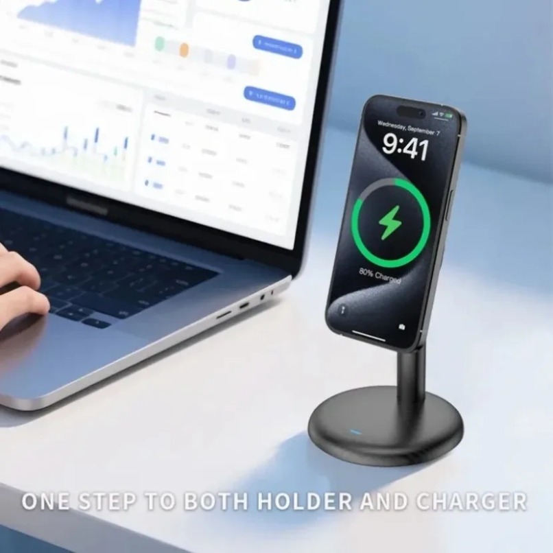Desktop Magnetic Phone Stand F - Magnetic Charging Stand ulasan dan harga
